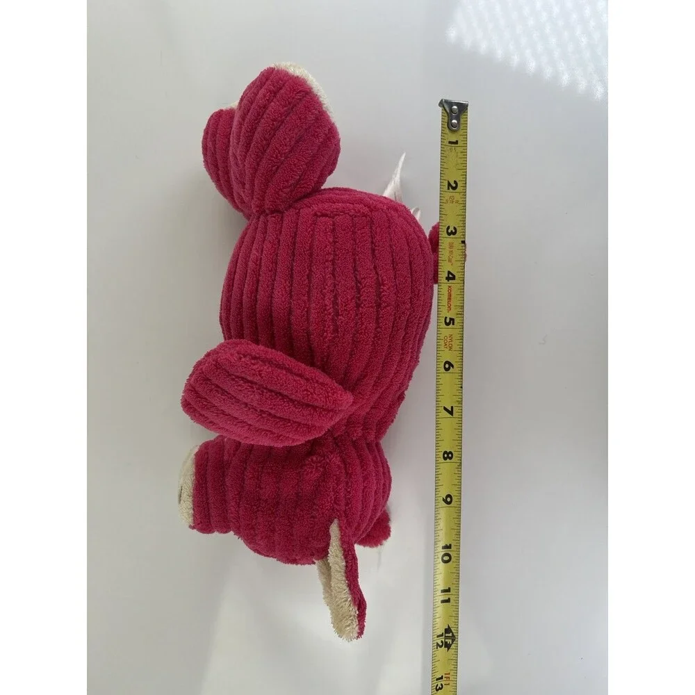 Animal Adventure Pink Corduroy  Ribbed Pig Plush Soft Toy Stuffed Animal 10